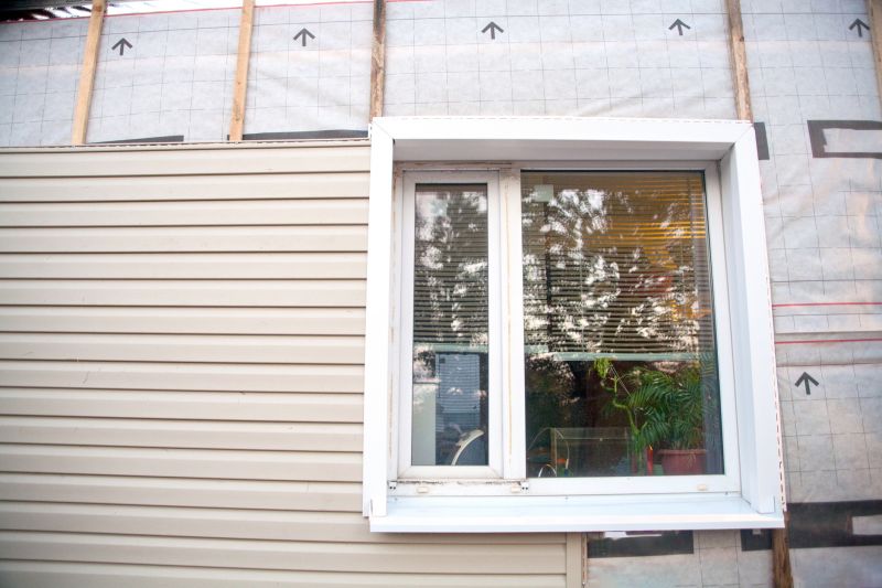 Repaired Vinyl Siding Section